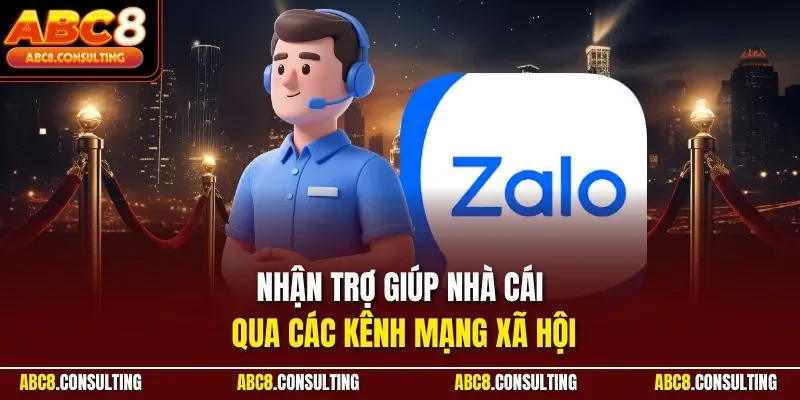 Nhận trợ giúp nhà cái qua các kênh mạng xã hội